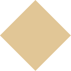 A beige diamond shape centered on a black background.